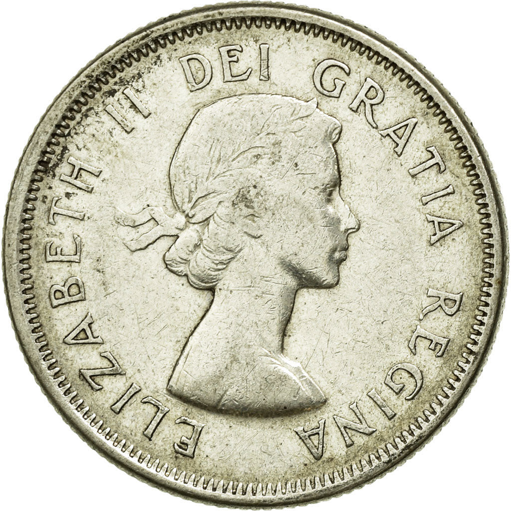 Coin, Canada, Elizabeth II, 25 Cents, 1963, Royal Canadian Mint, Ottawa