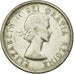 Coin, Canada, Elizabeth II, 25 Cents, 1963, Royal Canadian Mint, Ottawa