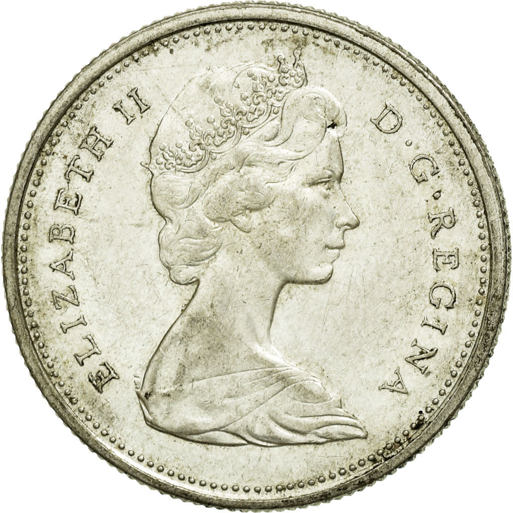 Coin, Canada, Elizabeth II, 25 Cents, 1967, Royal Canadian Mint, Ottawa