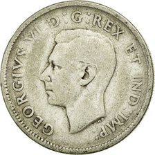 Coin, Canada, George VI, 25 Cents, 1943, Royal Canadian Mint, Ottawa, VF(20-25)