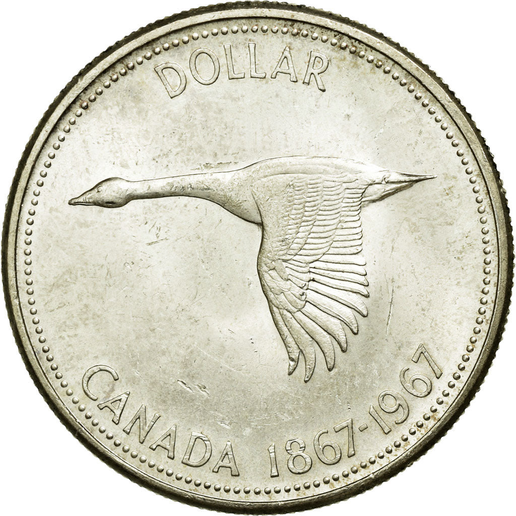 Coin, Canada, Elizabeth II, Dollar, 1967, Royal Canadian Mint, Ottawa