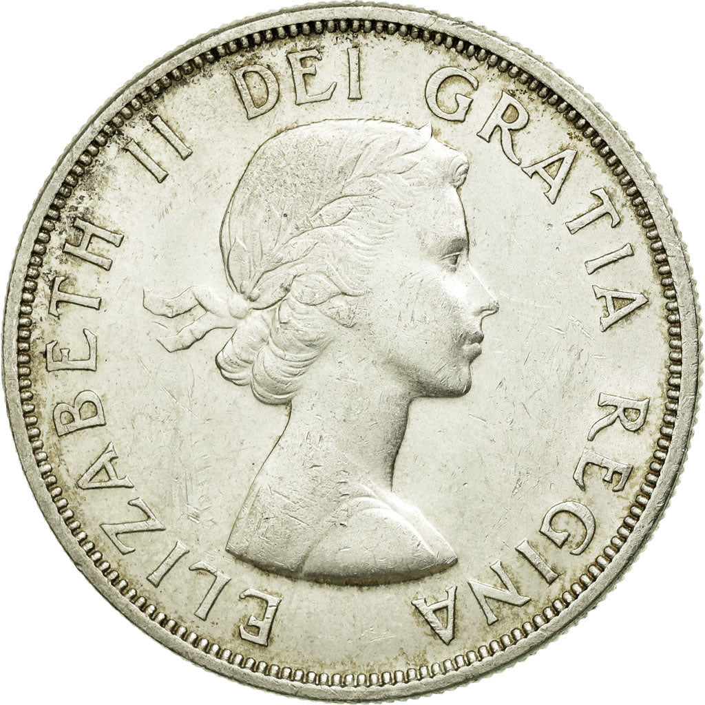Monnaie, Canada, Elizabeth II, Dollar, 1958, Royal Canadian Mint, Ottawa, TTB