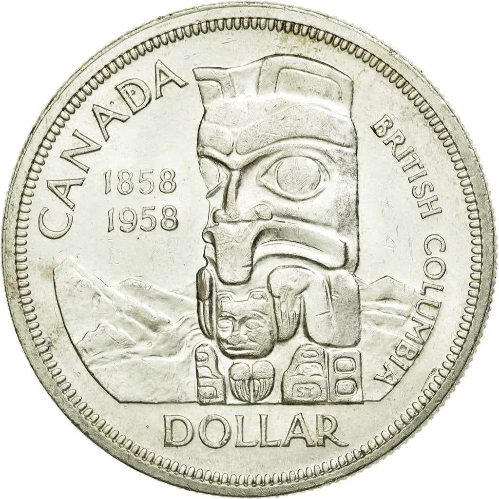 Monnaie, Canada, Elizabeth II, Dollar, 1958, Royal Canadian Mint, Ottawa, TTB