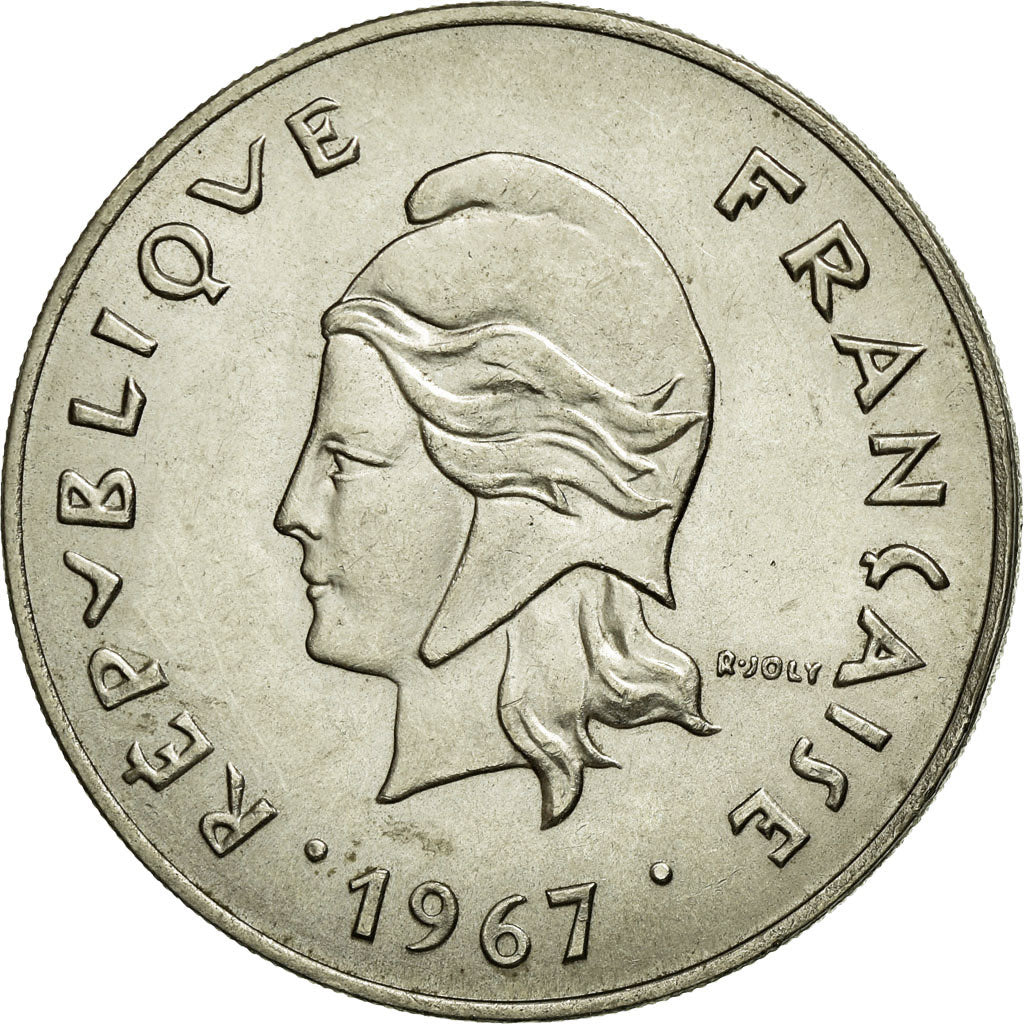 Monnaie, Nouvelle-Calédonie, 50 Francs, 1967, Paris, TTB, Nickel, KM:7