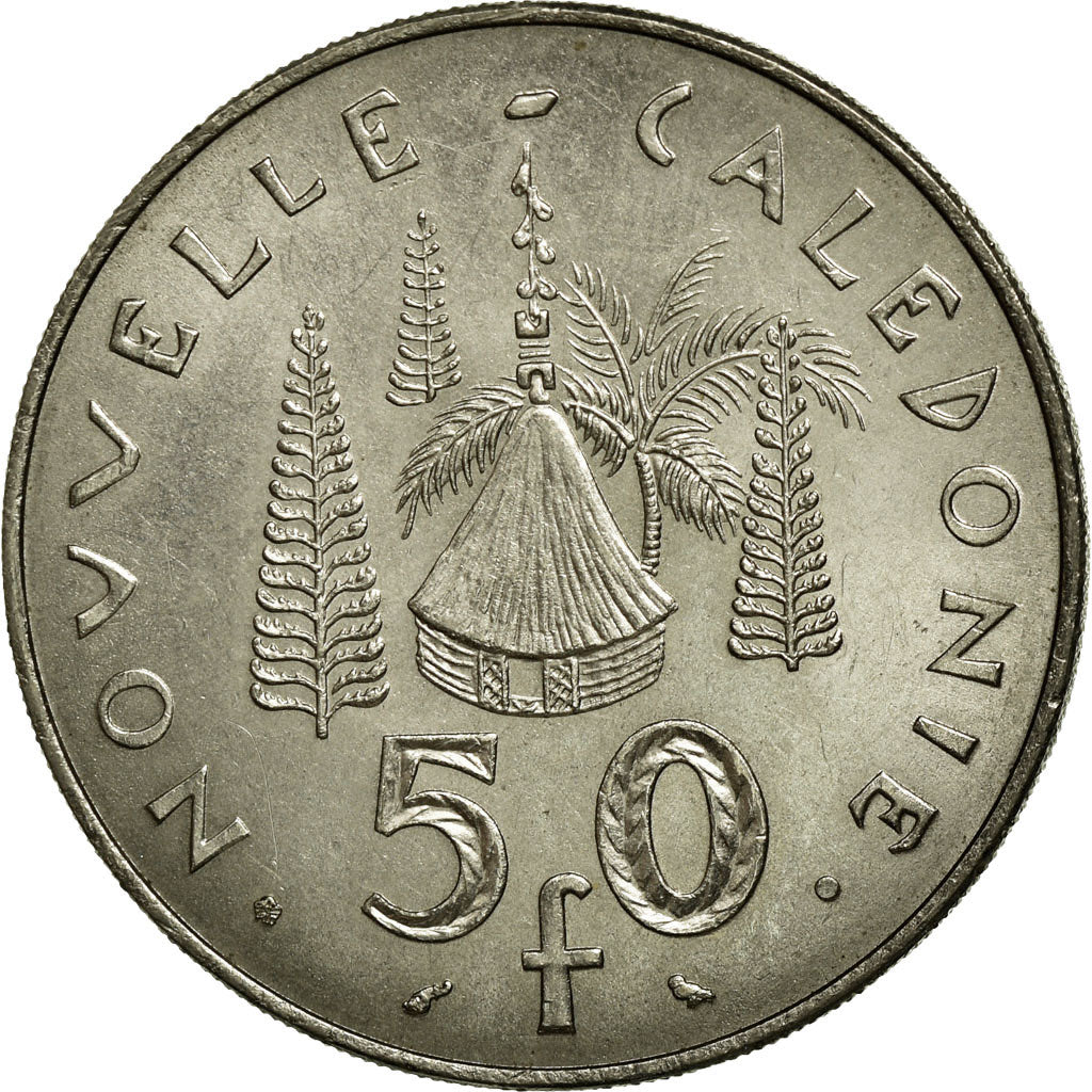 Monnaie, Nouvelle-Calédonie, 50 Francs, 1967, Paris, TTB, Nickel, KM:7