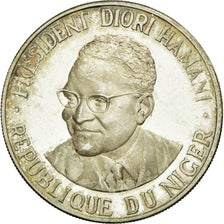 Moneda, Níger, 1000 Francs, 1960, EBC, Plata, KM:6