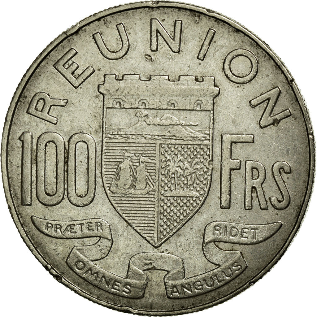 Coin, Réunion, 100 Francs, 1964, VF(30-35), Nickel, KM:13
