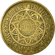 Coin, Morocco, Mohammed V, 50 Francs, AH 1371/1952, Paris, VF(30-35)