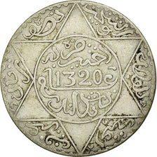 Coin, Morocco, 'Abd al-Aziz, 1/2 Rial, 5 Dirhams, 1902/AH1320, London