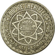 Coin, Morocco, Mohammed V, 20 Francs, AH 1366/1947, Paris, EF(40-45)