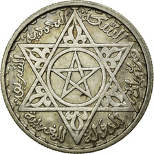 Coin, Morocco, Mohammed V, 100 Francs, AH 1372/1953, Paris, EF(40-45), Silver
