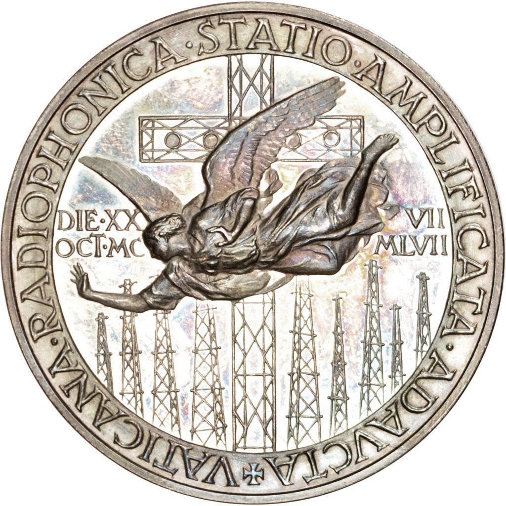 Vatican, Religions & beliefs, Medal, AU(55-58), Silver, 44, 36.40