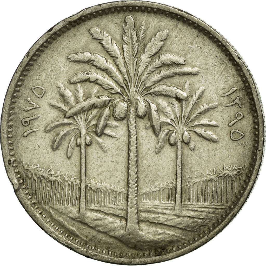 Monnaie, Iraq, 50 Fils, 1975, TB+, Copper-nickel, KM:128