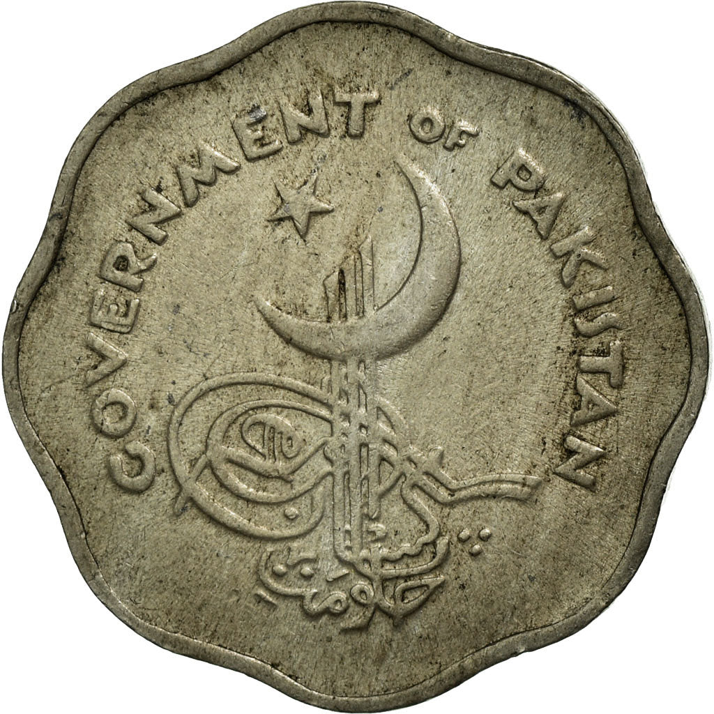 Coin, Pakistan, Anna, 1953, EF(40-45), Copper-nickel, KM:14