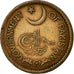 Coin, Pakistan, Pie, 1956, EF(40-45), Bronze, KM:11