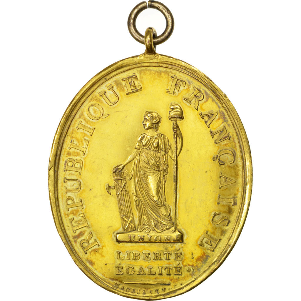 Francia, medaglia, Convention, Administrateurs de Département et District, nd