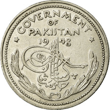 Coin, Pakistan, 1/2 Rupee, 1948, EF(40-45), Nickel, KM:6
