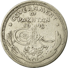 Coin, Pakistan, 1/2 Rupee, 1948, VF(30-35), Nickel, KM:6