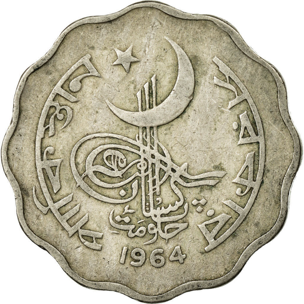 Monnaie, Pakistan, 10 Paisa, 1964, TB, Copper-nickel, KM:27