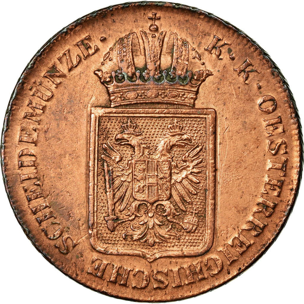 Monnaie, Autriche, Franz Joseph I, 2 Kreuzer, 1848, TTB, Cuivre, KM:2188