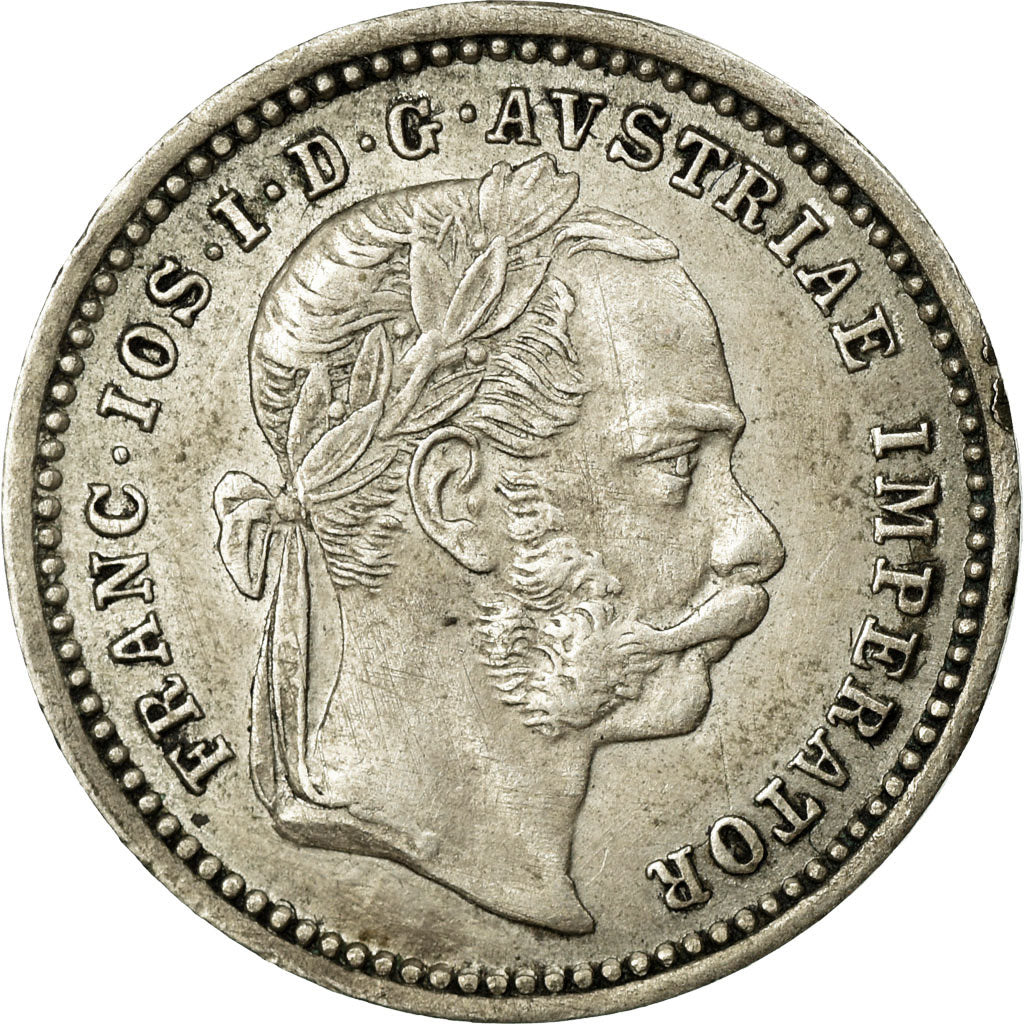 Monnaie, Autriche, Franz Joseph I, 10 Kreuzer, 1872, TTB, Argent, KM:2206