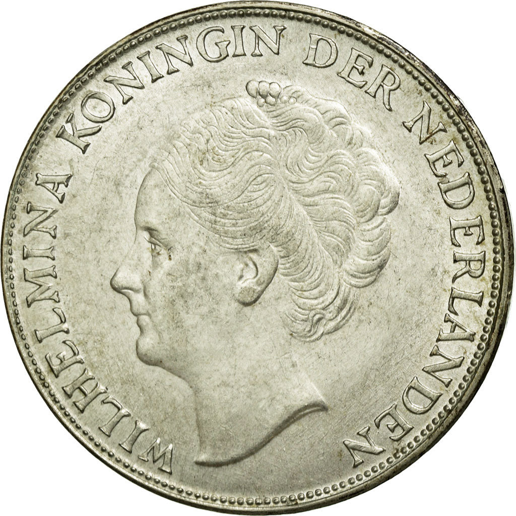 Coin, NETHERLANDS EAST INDIES, Wilhelmina I, Gulden, 1943, Denver, U.S.A.