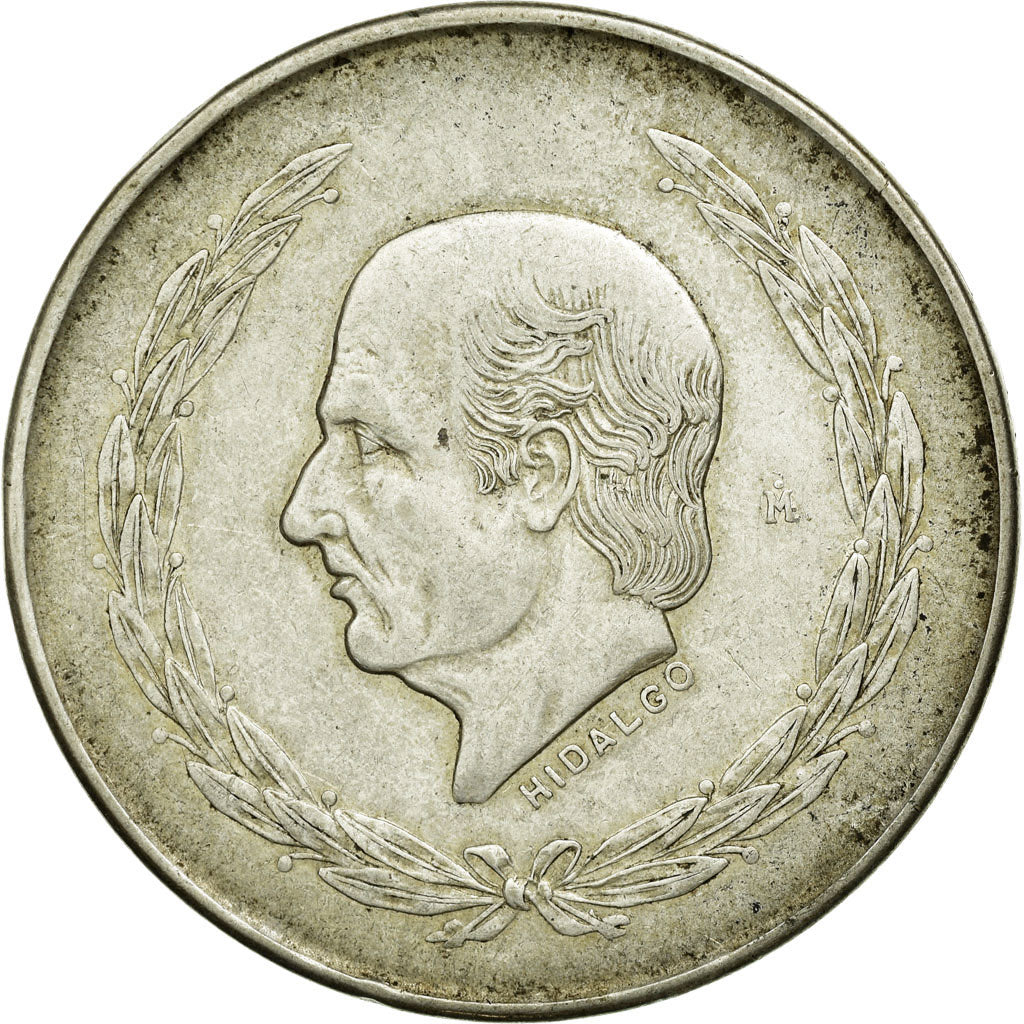 Coin, Mexico, 5 Pesos, 1952, Mexico City, EF(40-45), Silver, KM:467