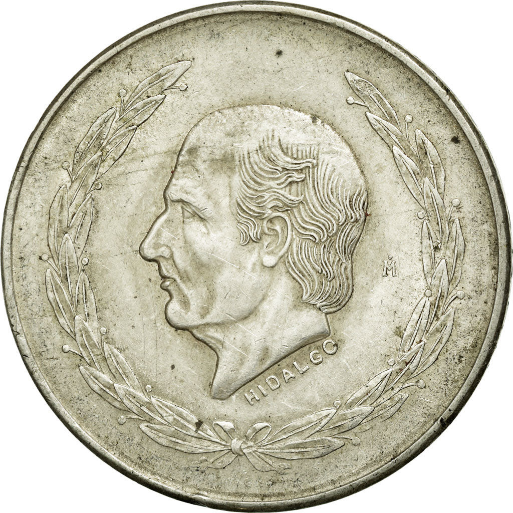 Moneta, Mexico, 5 Pesos, 1953, Mexico City, EF(40-45), Srebro, KM:467