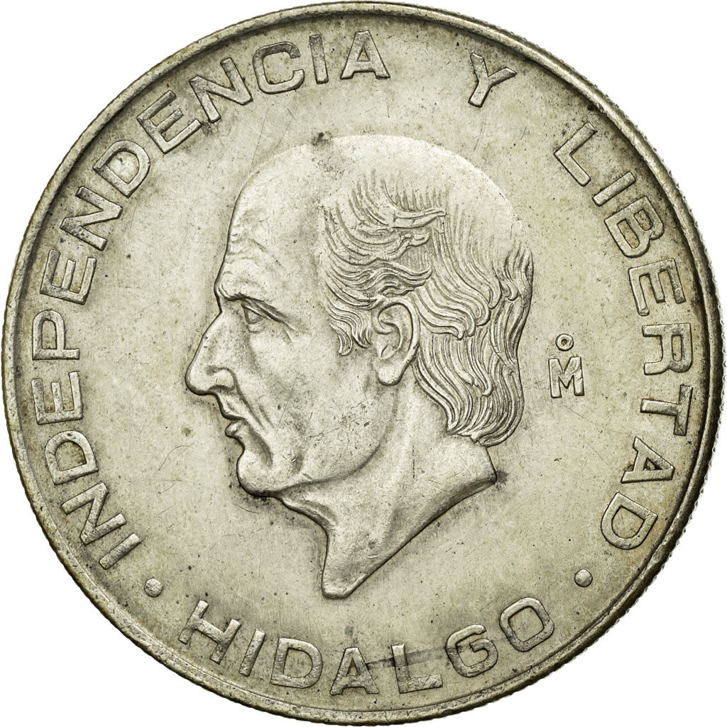 Moneta, Messico, 5 Pesos, 1955, Mexico City, BB, Argento, KM:469
