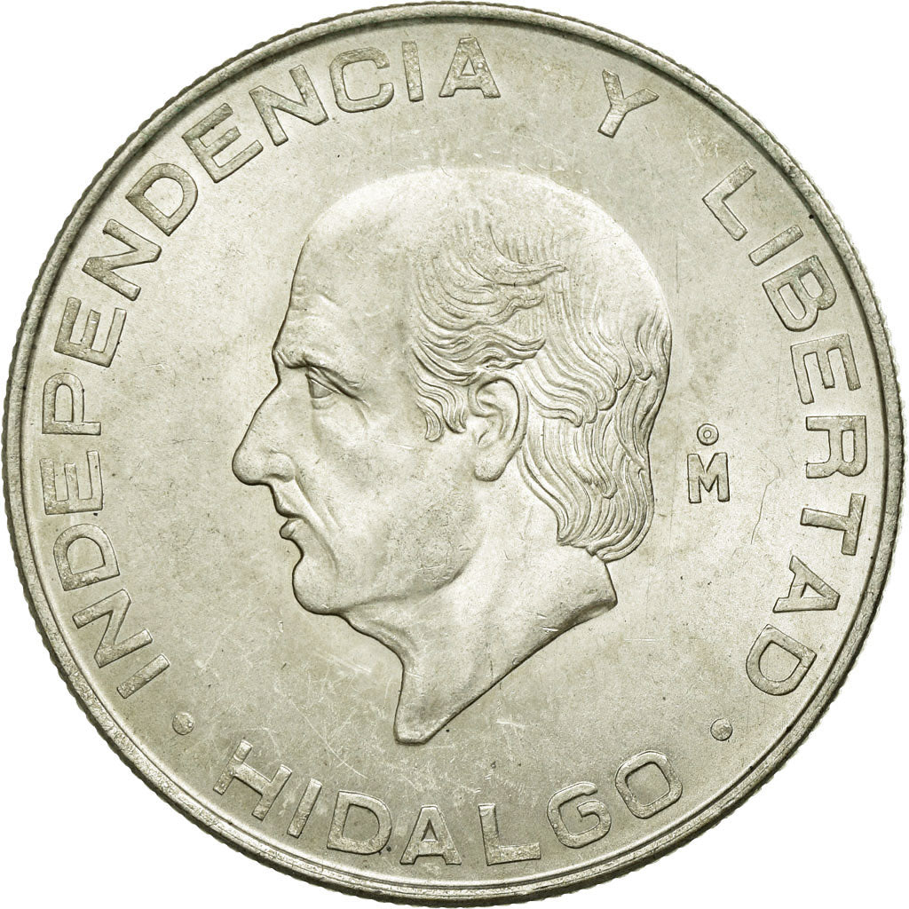 Moneda, México, 5 Pesos, 1956, Mexico City, MBC, Plata, KM:469