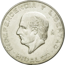 Moneda, México, 10 Pesos, 1956, Mexico City, MBC, Plata, KM:474
