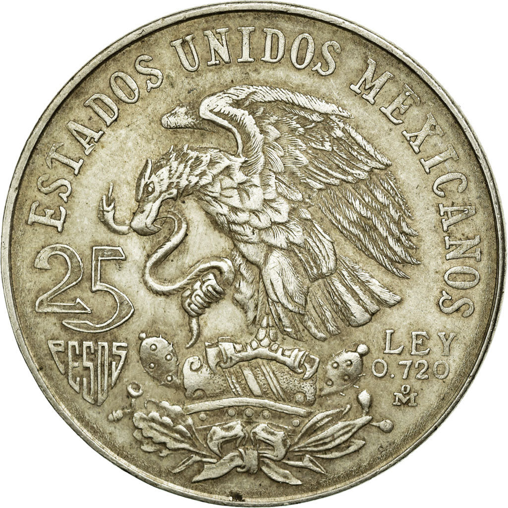 Monnaie, Mexique, 25 Pesos, 1968, Mexico City, TTB, Argent, KM:479.1