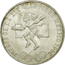 Coin, Mexico, 25 Pesos, 1968, Mexico City, AU(50-53), Silver, KM:479.1