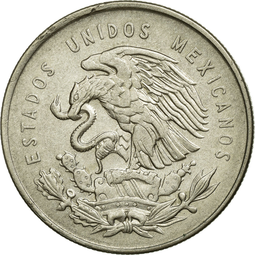 Coin, Mexico, Peso, 1950, Mexico City, EF(40-45), Silver, KM:457