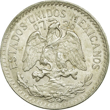 Moeda, México, 50 Centavos, 1944, Mexico City, EF(40-45), Prata, KM:447
