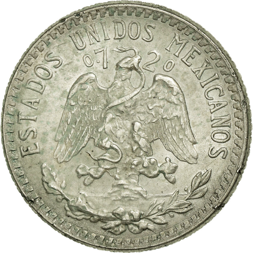 Coin, Mexico, 20 Centavos, 1942, Mexico City, EF(40-45), Silver, KM:438
