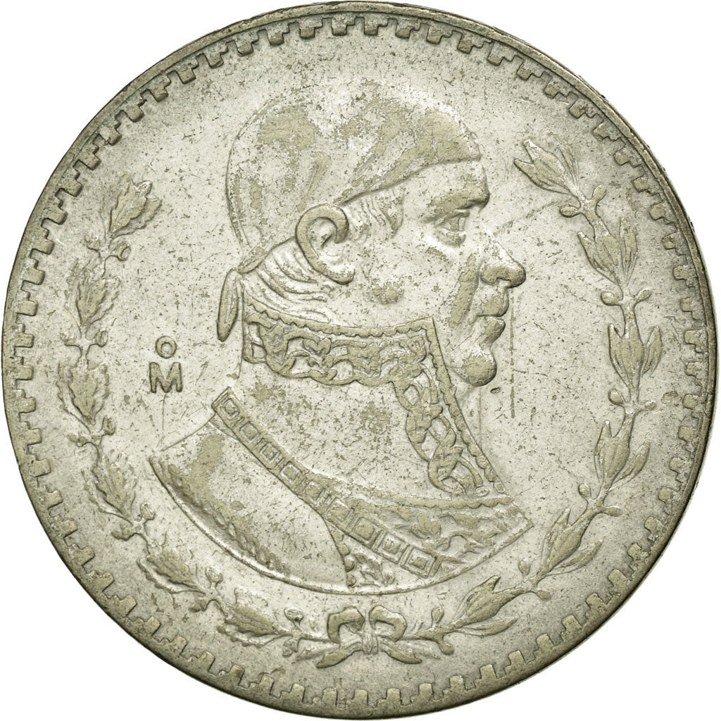 Coin, Mexico, Peso, 1967, Mexico City, EF(40-45), Silver, KM:459