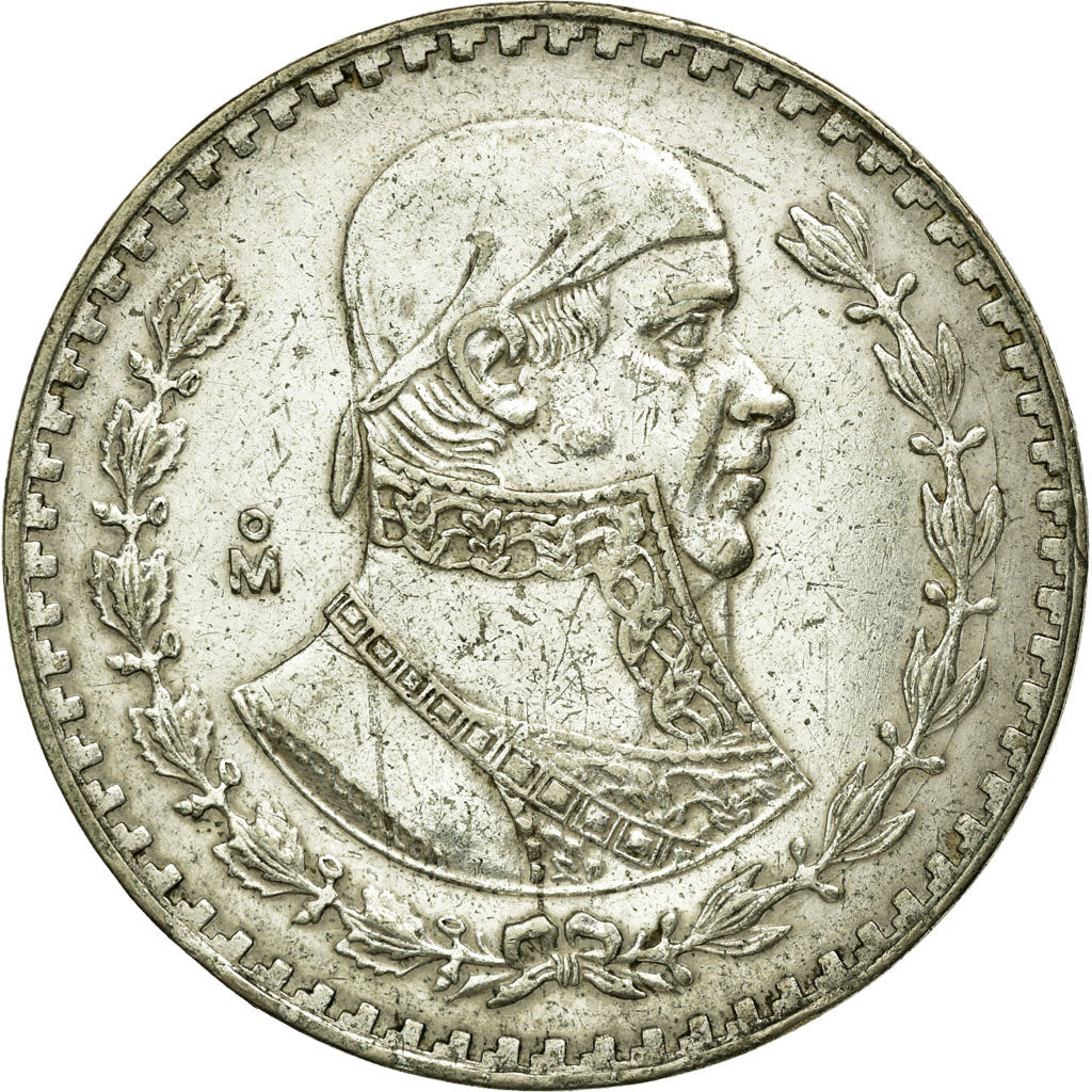 Coin, Mexico, Peso, 1960, Mexico City, EF(40-45), Silver, KM:459
