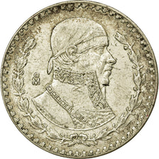 Coin, Mexico, Peso, 1962, Mexico City, VF(30-35), Silver, KM:459