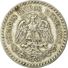 Moneda, México, Peso, 1923, Mexico City, MBC, Plata, KM:455