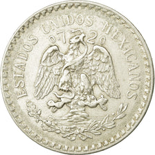 Coin, Mexico, Peso, 1924, Mexico City, EF(40-45), Silver, KM:455