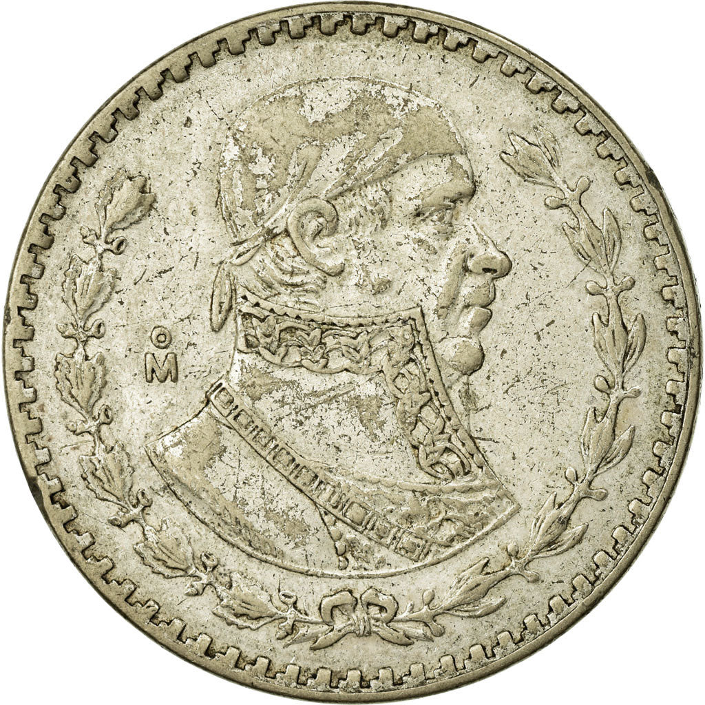 Coin, Mexico, Peso, 1961, Mexico City, VF(30-35), Silver, KM:459