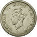 Coin, INDIA-BRITISH, George VI, Rupee, 1947, EF(40-45), Nickel, KM:559