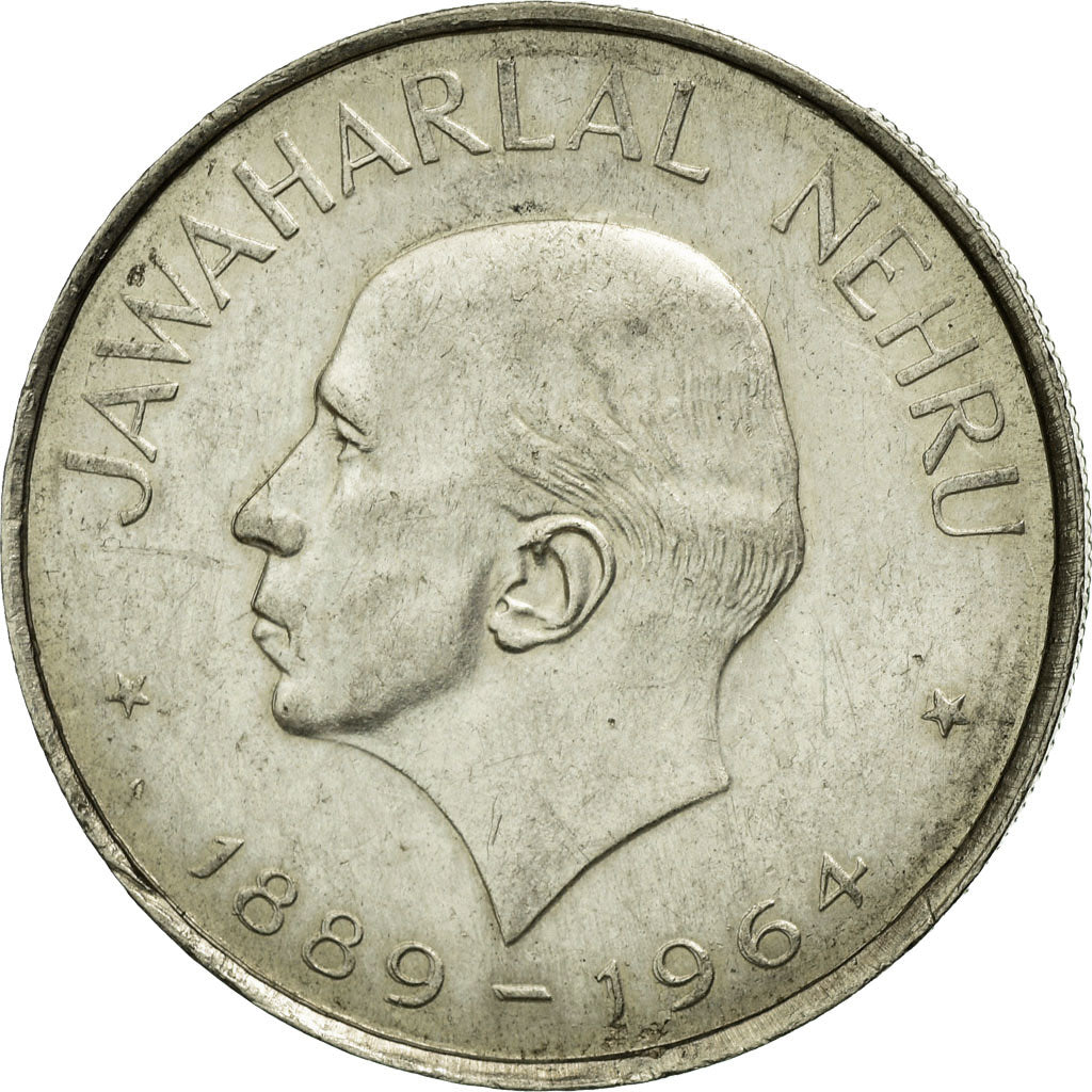 Coin, INDIA-REPUBLIC, Rupee, 1964, EF(40-45), Nickel, KM:76