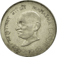 Coin, INDIA-REPUBLIC, Rupee, undated (1969), EF(40-45), Nickel, KM:77