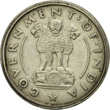 Monnaie, INDIA-REPUBLIC, Rupee, 1950, Mumbai, Bombay, TTB, Nickel, KM:7.1