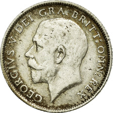 Coin, Great Britain, George V, 6 Pence, 1914, VF(30-35), Silver, KM:815