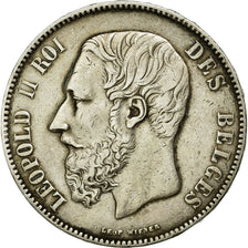 Monnaie, Belgique, Leopold II, 5 Francs, 5 Frank, 1873, TTB, Argent, KM:24