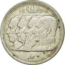 Moneta, Belgio, 100 Francs, 100 Frank, 1950, BB, Argento, KM:138.1