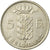 Moneta, Belgia, 5 Francs, 5 Frank, 1975, AU(55-58), Miedź-Nikiel, KM:134.1
